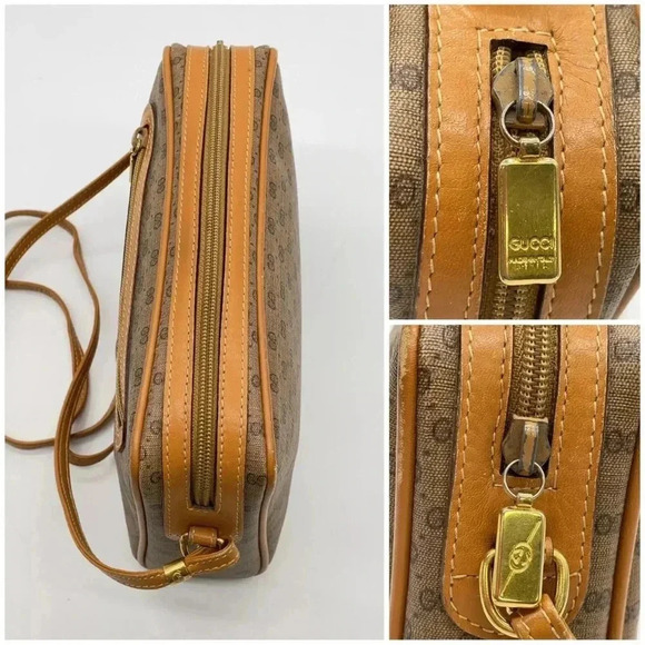 Authentic GUCCI GG Micro Beige Shoulder Bag - Picture 3 of 15